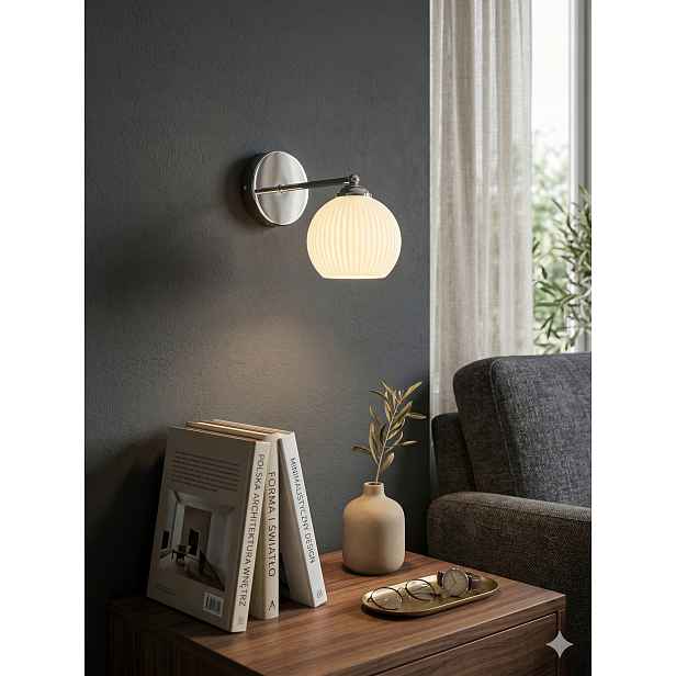 Euro-Lamp Nástěnné svítidlo Uno Chrom Stínidlo Bílá tyč 1X60W Výrobce