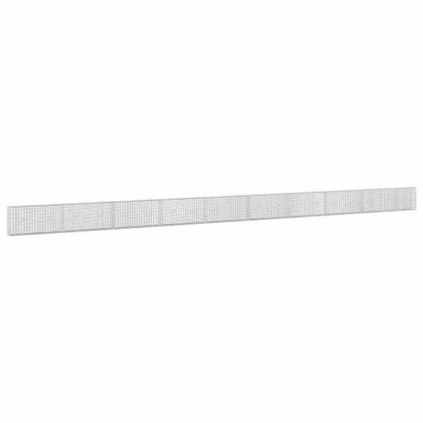 vidaXL Gabion s drátem 5 mm a síťkou 5x5 cm 950x20x50 cm
