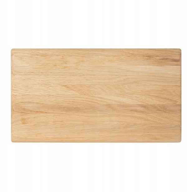 Dubová krájecí deska Aya 45x25x1,5 cm certifikovaná Ryba Wooden