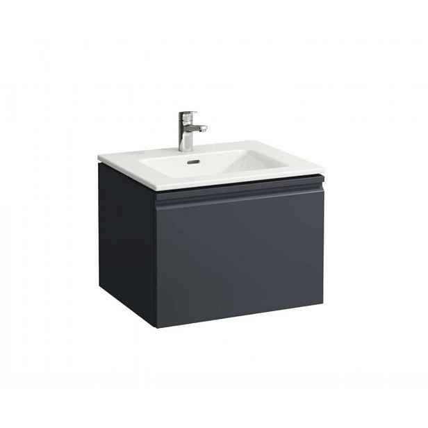 Laufen Pro S - Skříňka s umyvadlem, 60x50 cm, grafit H8609624801041