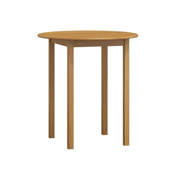 Stůl DASHEN 3, průměr 50 cm, masiv borovice, moření olše