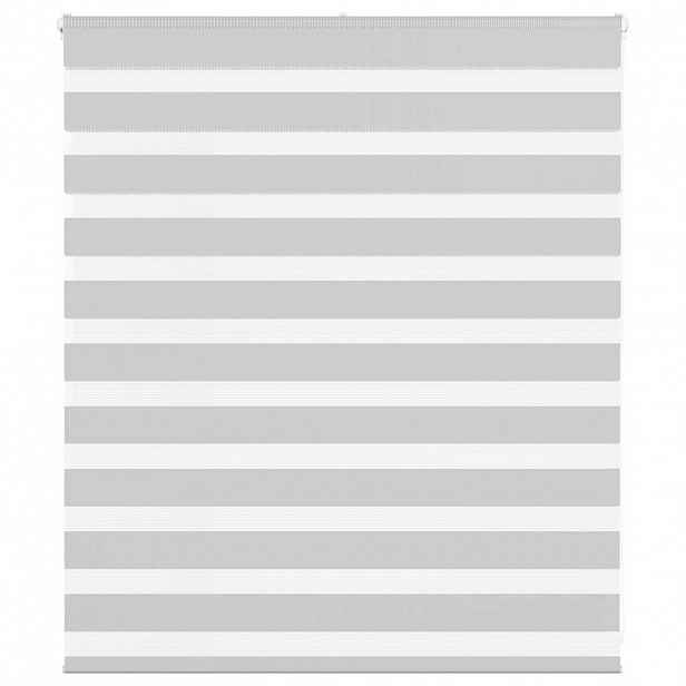 vidaXL Zebra roleta 135x100 cm šířka látky 130,9 cm polyester