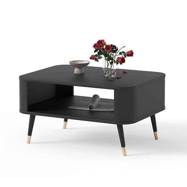 Idohome KONFERENČNÍ STOLEK NOIR 80/60/42 cm obdélníkový, černý