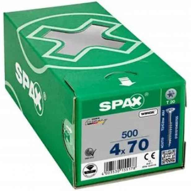 Vruty do dřeva 4,0 x 70, kalené, 500 ks Spax