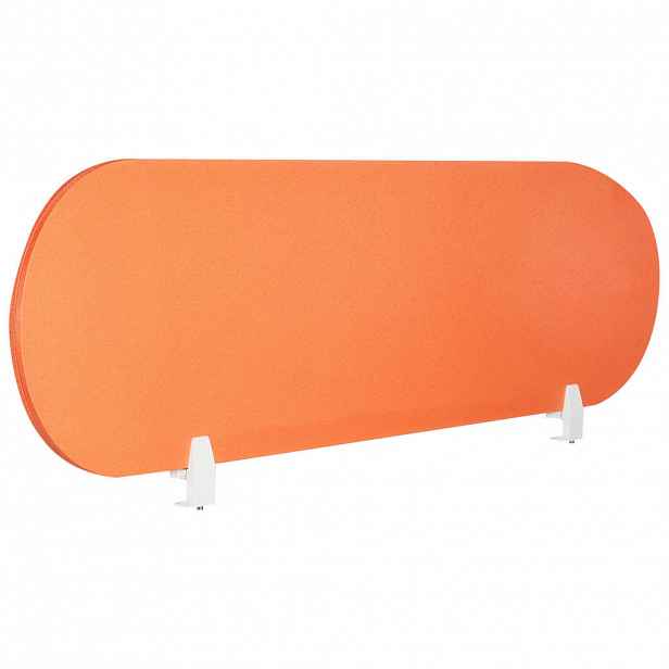 Beliani DĚLICÍ STĚNA NA STŮL 160/40 cm Oranžová Sparky