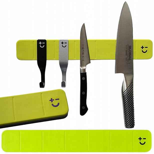 Bisbell Zelená magnetická lišta na Nože 30 x 4,5 x 2 cm 30 cm MMKR02-30-G