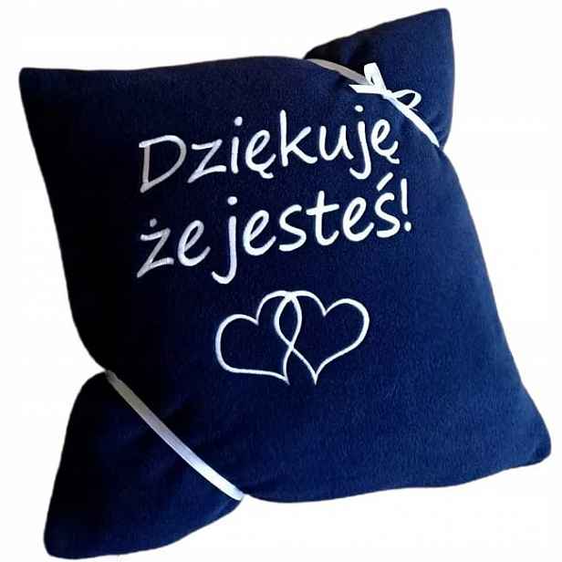 Dárek na Den Přítele pro muže, muže, partnera, jeho Polštář S Výšivkou
