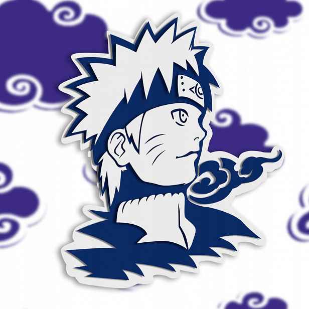 Naruto Dřevěný obraz Anime Nástěnná dekorace