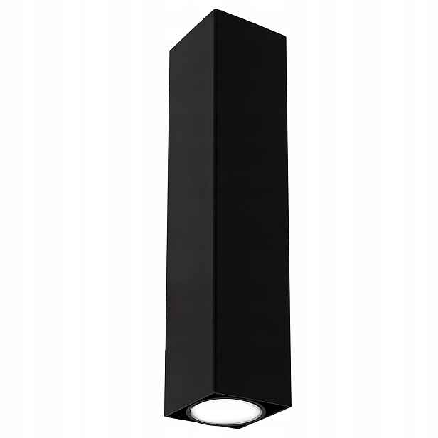 Nástěnná lampa minimalistická černá horní část a spodní část obdélníková 29 cm Luminex