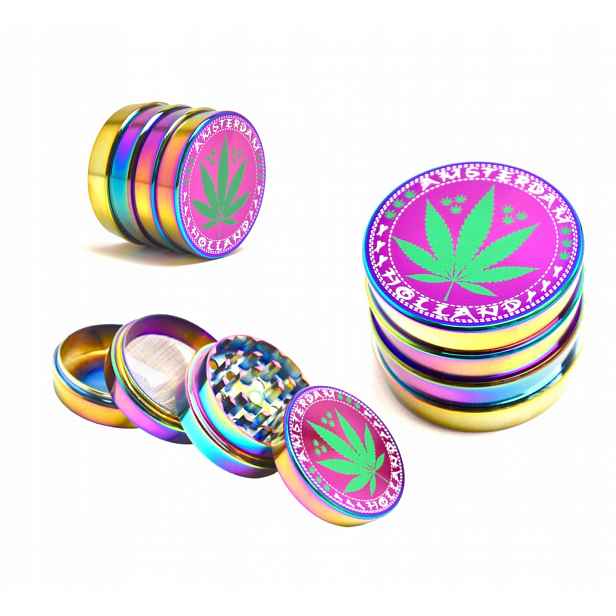 Kovový Mlýnek Grinder Cbd Thc Marihuana Tabák
