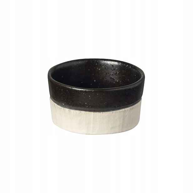Miska na dip Costa Nova Notos 50 ml, písková/černá 6 ks