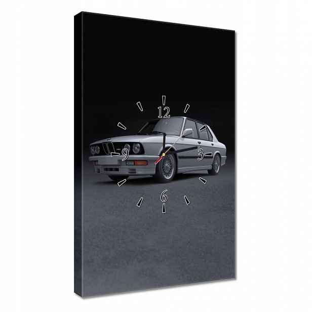 Nástěnné hodiny 40x60 Bmw M5 Žralok Klasika