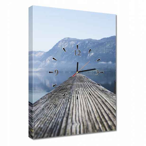 Nástěnné hodiny 40x60 Horský výhled