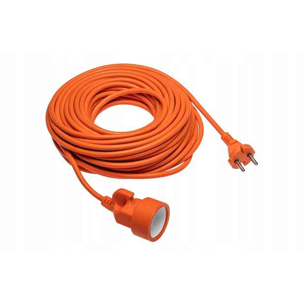 Prodlužovací Kabel Gtv 2×1,0 mm2, max. 10 A 30 m, oranžový