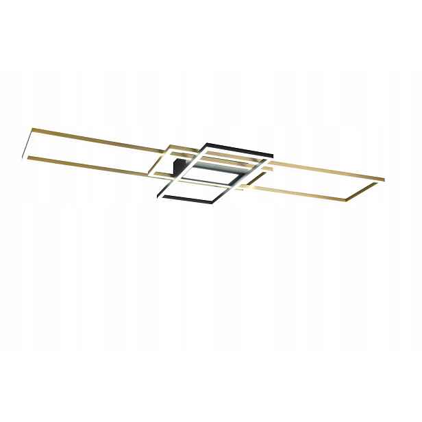 Stropní svítidlo stropní svítidlo Led geometrická zlatá Trio