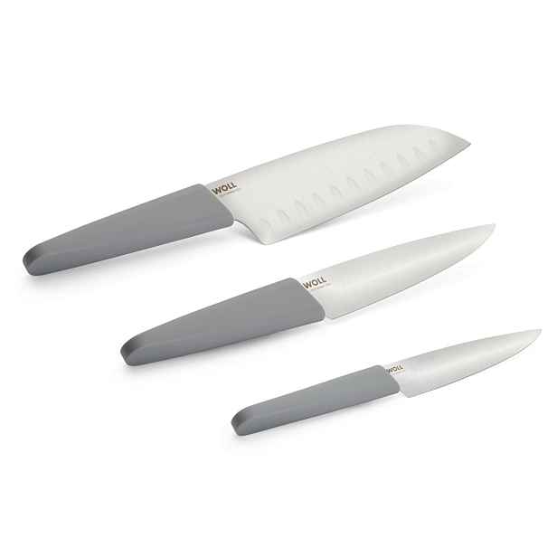 Woll Sada nožů 3 ks, 12, 16 a 18 cm, šedá 887413 GR 00