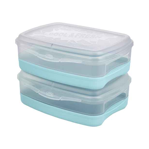 Silvercrest® Chladicí boxy na svačinu / Chladicí party kontejnery / Chladicí poklop na dort (chladicí sada, 2dílná)