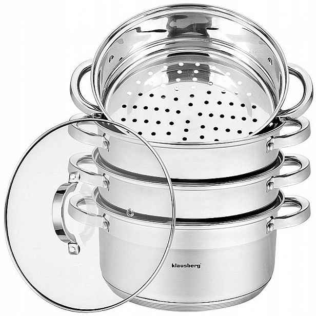 Hrnec 5,0 L Na Vaření V Páře 24 cm. 5 X Dno Klausberg