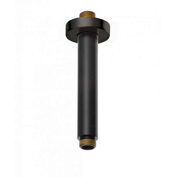 Kludi A-Qa - Sprchové rameno stropní, 15 cm, matná černá 6651539-00
