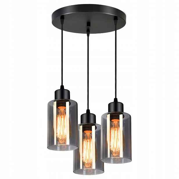 Závěsná lampa Lustr Stropní Svítidlo Skleněné Led Tuby