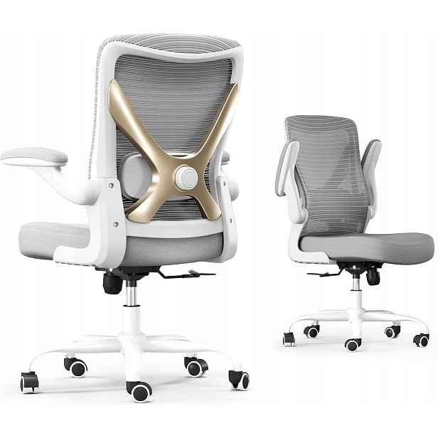Ergonomické kancelářské křeslo – pohodlné kancelářské křeslo ve tvaru písmene,