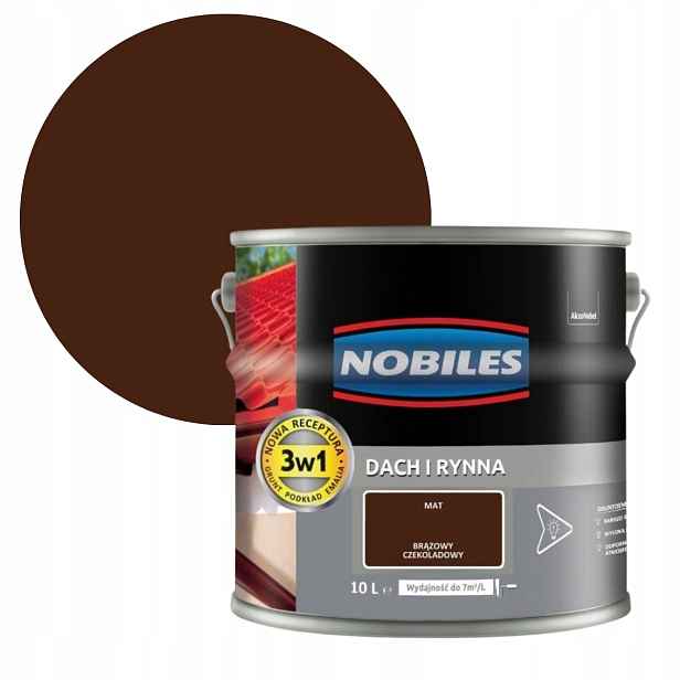 Nobiles Střecha A Žlab 10L Čokoládový bronz