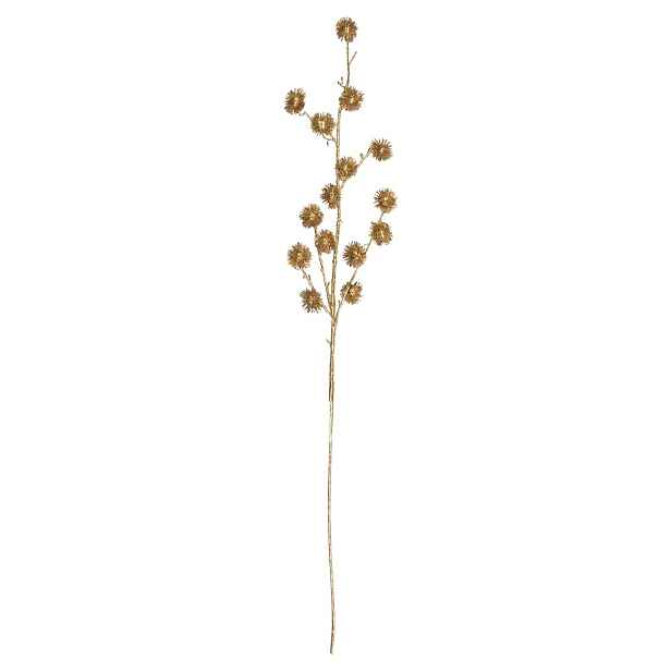 Zlatá dekorativní větvička borovice gold champagne - 16*18*97 cm Mars & More