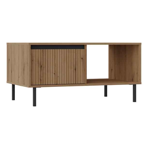 MASSENO KONFERENČNÍ STOLEK OSTIA, 100,2/50/60 cm, zlatý