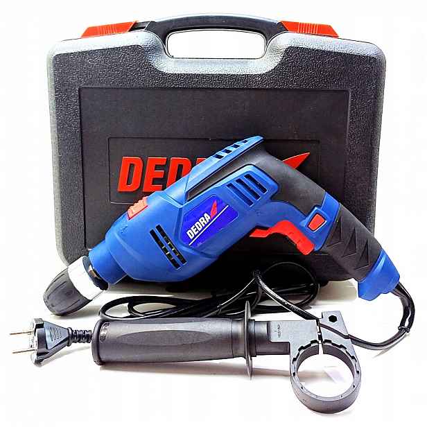 Příklepová vrtačka 900 W kufr Dedra 0-2800 ot/min DED7960