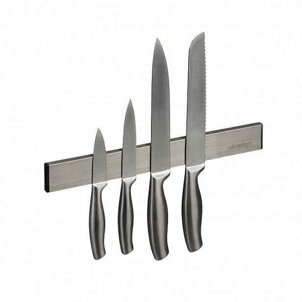 Relaxdays MAGNETICKÁLIŠTA stříbrná černá samolepicí 30 cm