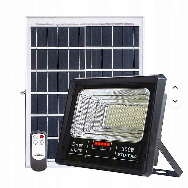 Solární Lampa Halogen 300W Usb Se Senzorem Soumraku Pro Zahradu