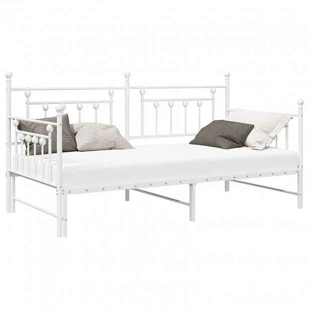 vidaXL Rám pohovky Bílá 90 x 190 cm Ocel