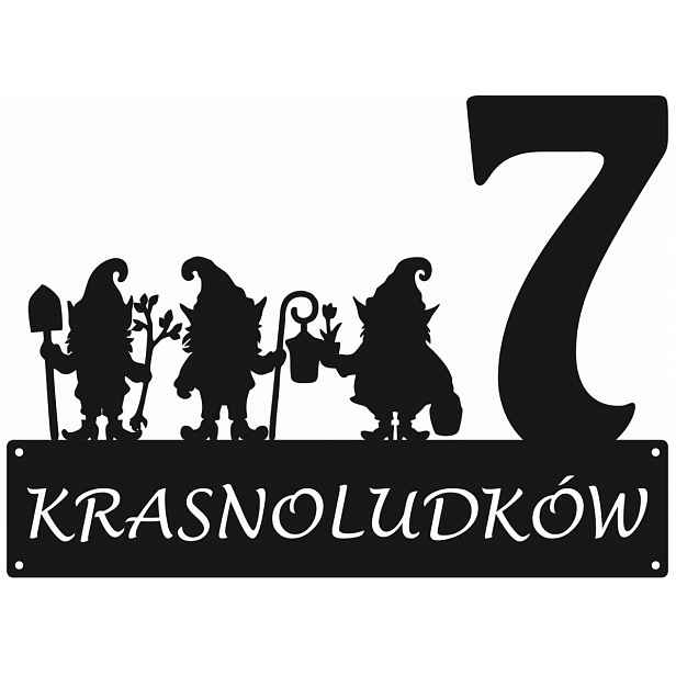 Číslo Na Dům 80 cm Tabule Adresa Ocel 2 mm Grafika 69