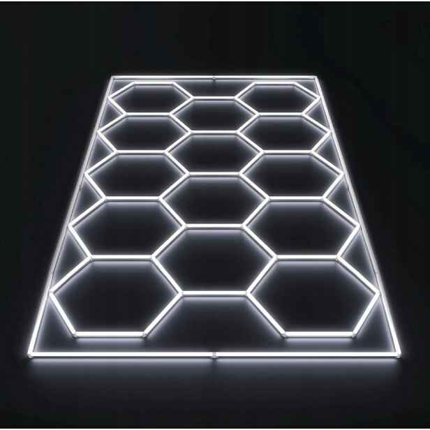 Stropní svítidlo stropní lampa stropní svítidlo hexagon 394x229 studená bílá 6500K