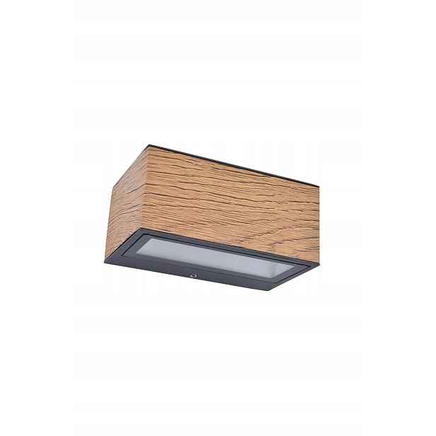 Venkovní fasádní Led lampa Gemini 10.5W Antracit IP54 Lutec