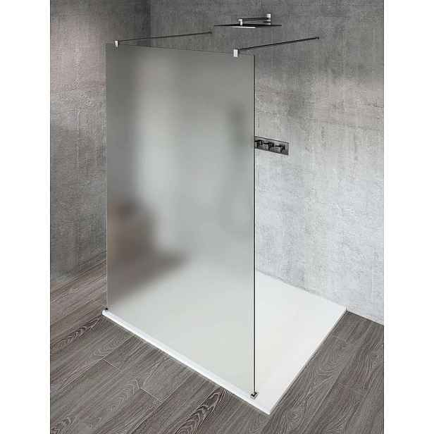Gelco Vario - Sprchová stěna Walk-In do prostoru, 90x200 cm, Coated glass, chrom/matné sklo GX1490GX2210