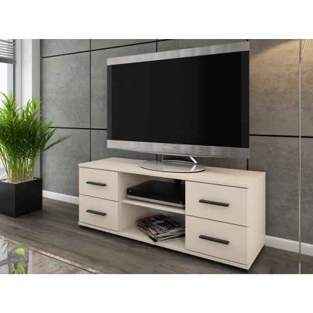 TV stolek Oskar TV, béžový kašmír, šířka 120 cm