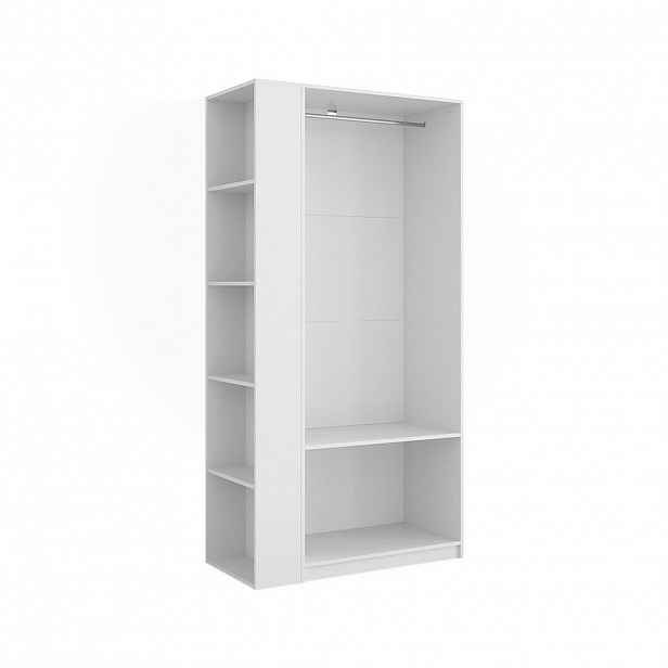 Vicco ŠATNÍ SKŘÍŇ Elmo, Bílá, 80 x 200 cm Sada 2 kusů