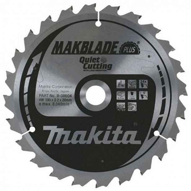 Makita - Pilový kotouč na dřevo, 216x30 mm, 24 zubů B-08610