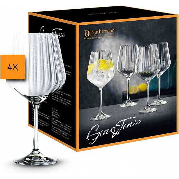 Skleničky Na Gin Tonic Nachtmann 640 ML, Sada 4 Ks