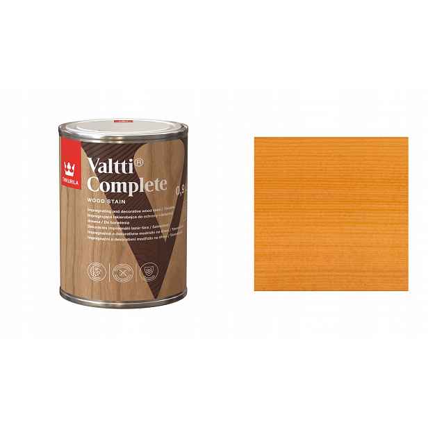 Tikkurila Valtti Complete 0,9 L 5054 Kantarelli Lakuje Rozpouštědlo.