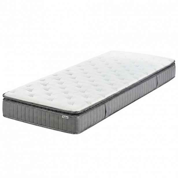 Beliani MATRACE s kapsovými pružinami, gelem a paměťovou pěnou H2/3 Střední 90/200 cm Pleasant