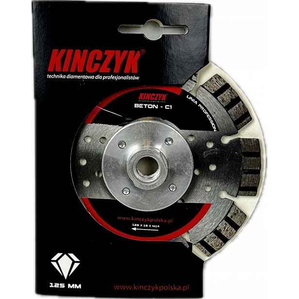 Diamantový kotouč Beton-C1 125x15 mm M14