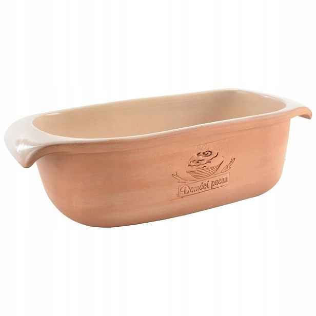Forma na chléb keramická obdélníková 33 cm 2,7 l hnědá