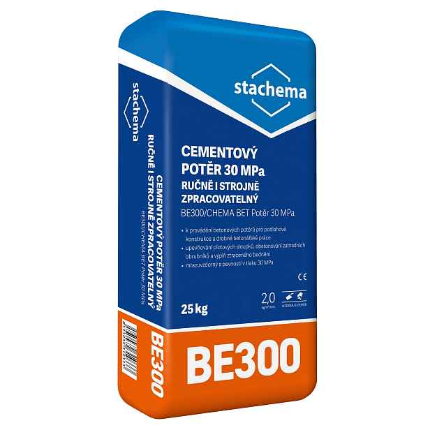 Potěr cementový Stachema BE300 25 kg