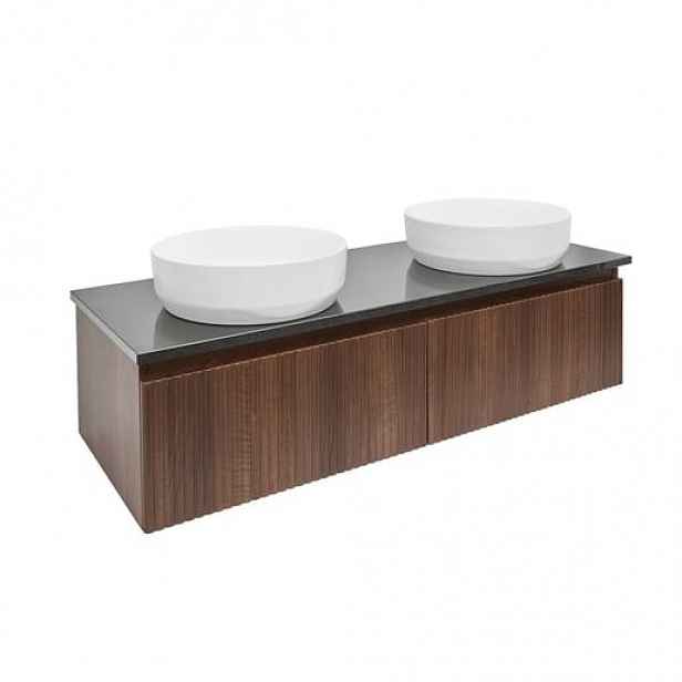 Koupelnová skříňka pod umyvadlo SAT Evolution 118x30x44,8 cm ořech mat SATEVO120NATK