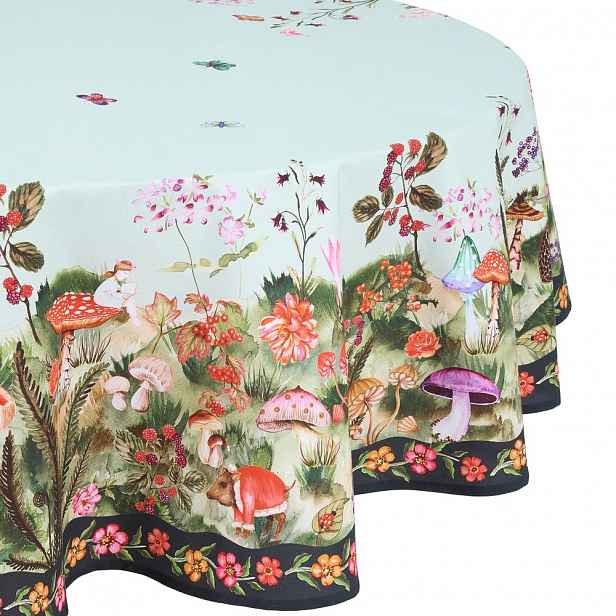 Butlers FUNGHI & FLOWERS Ubrus kulatý 180 cm