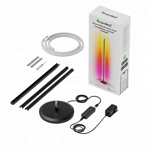 Inteligentní podlahová lampa Nanoleaf Floor Lamp Černá