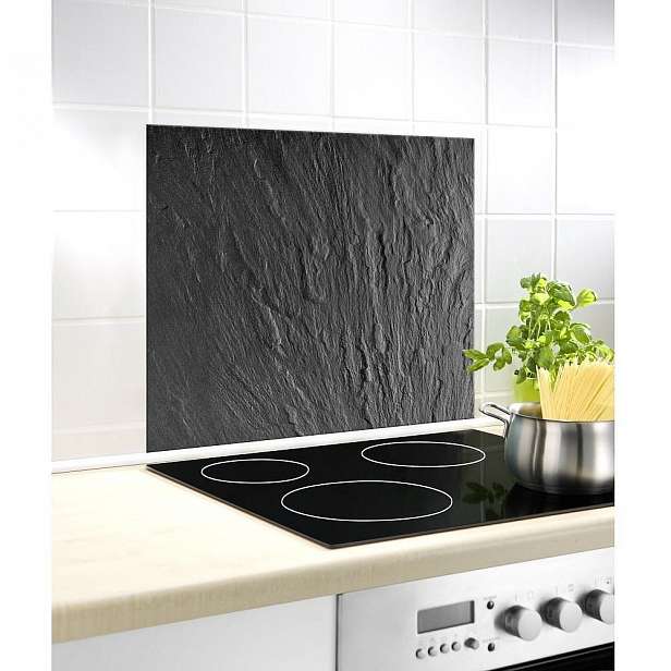 Skleněný kryt na zeď u sporáku Wenko Slate, 60 x 50 cm