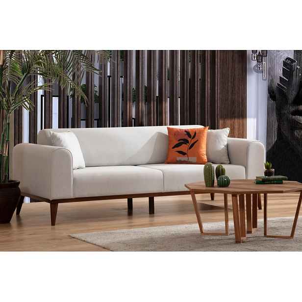 Trojmístná rozkládací pohovka Cofi 3 Seater - Cream